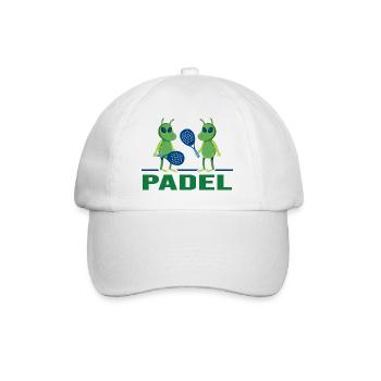 Padel Padel Joueur de tennis Padel Paddle Padel - Casquette classique - blanc/blanc - Devant