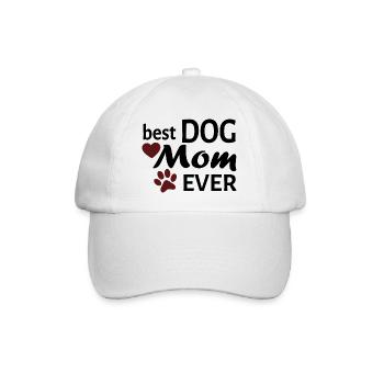 Dog Hund - Baseball Cap - white/white - Front