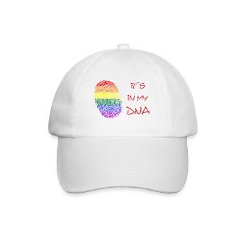 Lgbtq, LGBTQ, LGBT, lgbt - Baseballkappe - Weiß/Weiß - Vorne