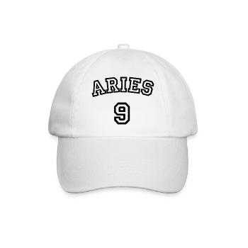 Zodiac Line "Trikot-Style" - Aries - Baseballkappe - Weiß/Weiß - Vorne