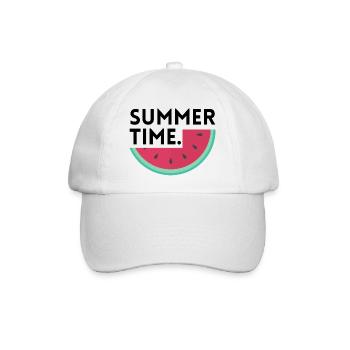 Summer time - Pastèque - Casquette classique - blanc/blanc - Devant