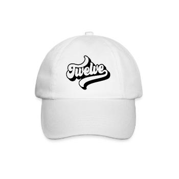 Douze 12e anniversaire Enfants Garçons Filles 12 ans - Casquette classique - blanc/blanc - Devant