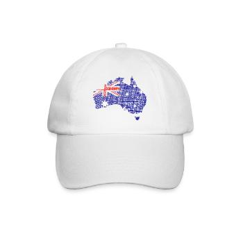 Australien Australia - Baseballkappe - Weiß/Weiß - Vorne