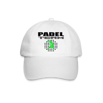 Padel-Mannschaft - Baseballkappe - Weiß/Weiß - Vorne