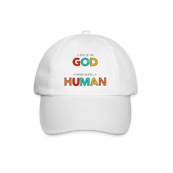 Un morceau de dieu - Casquette classique - blanc/blanc - Devant