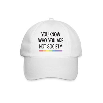 Live With Pride - Baseball Cap - white/white - Front