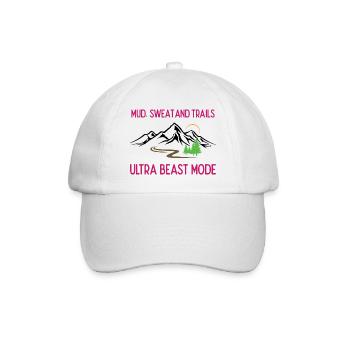 Ultra Running - Boue, sueur et sentiers - Casquette classique - blanc/blanc - Devant