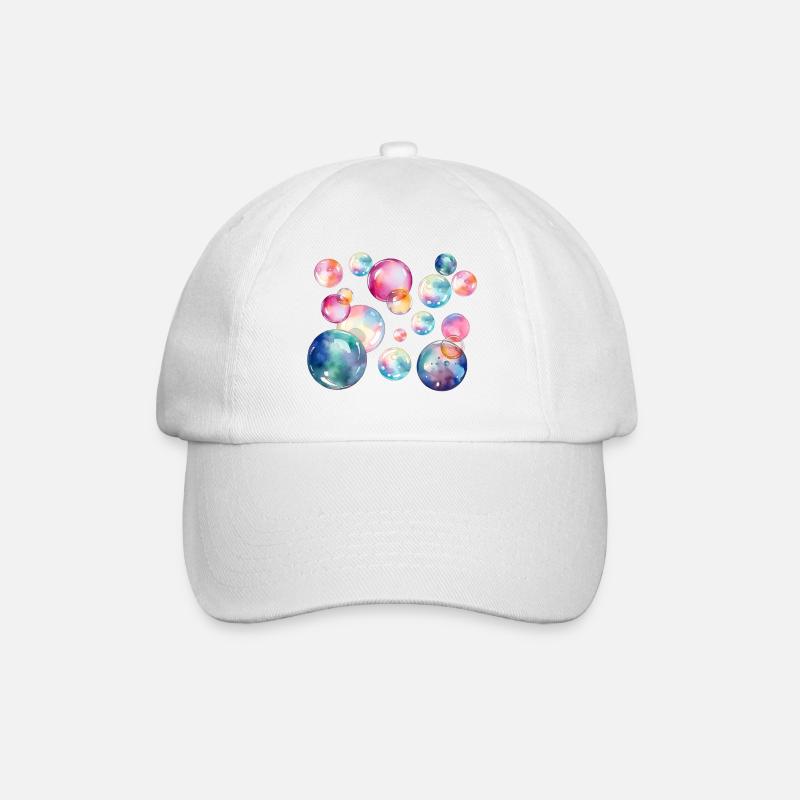 Dreambubbles - Baseballkappe - Weiß/Weiß