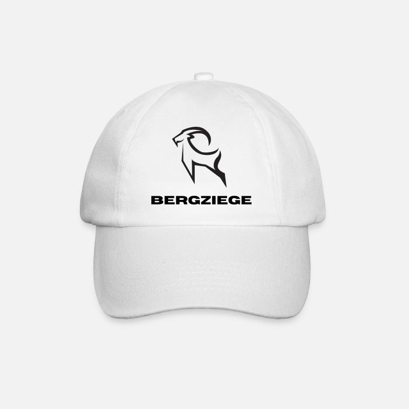 BERGZIEGE - Baseballkappe - Weiß/Weiß
