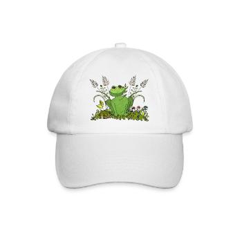 Grenouille - Casquette classique - blanc/blanc - Devant