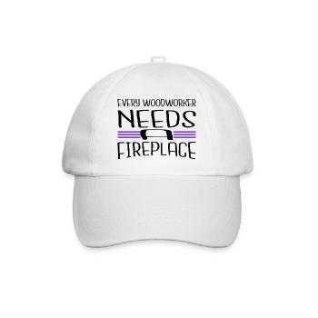 plumber americas awesome funny craftsmen design - Baseball Cap - white/white - Front