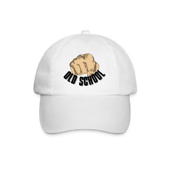 Oldschool (Vieille école) - Casquette classique - blanc/blanc - Devant
