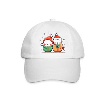 Christmas Buddies - Baseball Cap - white/white - Front