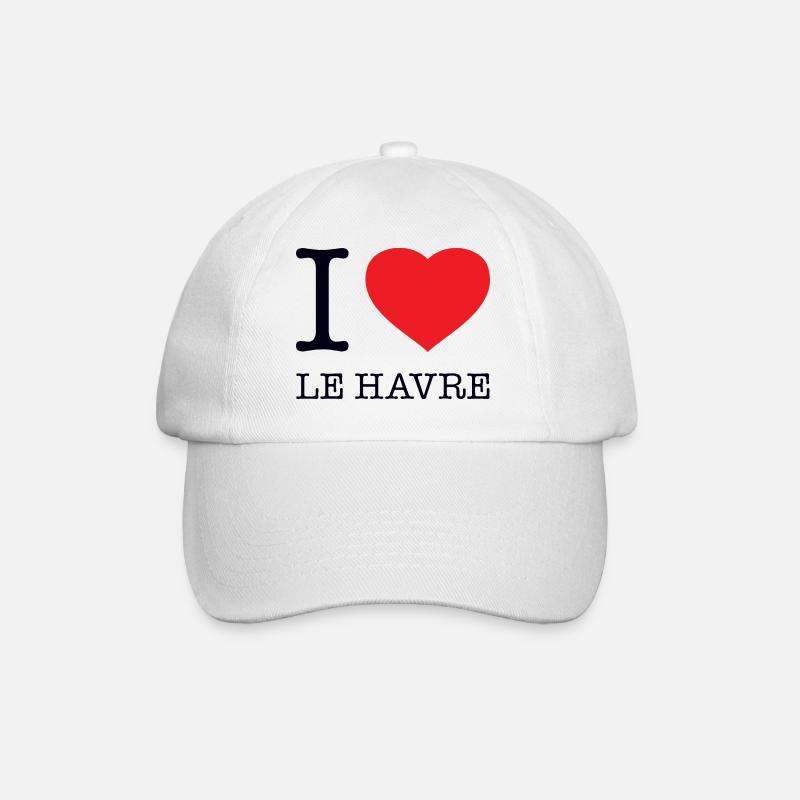 J’ADORE LE HAVRE - Casquette classique - blanc/blanc