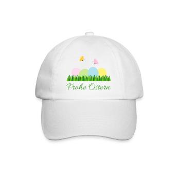 Happy Easter - Baseball Cap - white/white - Front
