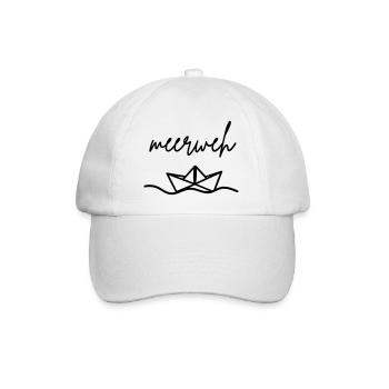 meerweh - Baseballkappe - Weiß/Weiß - Vorne
