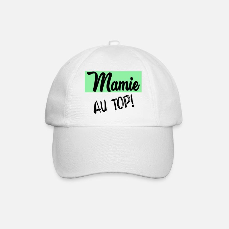 MAMIE - Casquette classique - blanc/blanc