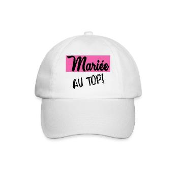 FUTURE MARIEE. EVJF. MARIEE. TEAM. TEAM MARIEE - Casquette classique - blanc/blanc - Devant