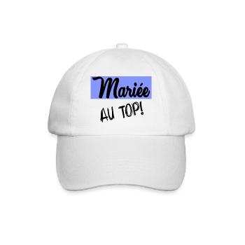 MARIEE. FUTURE MARIEE. EVJF. TEAM. TEAM MARIEE - Casquette classique - blanc/blanc - Devant