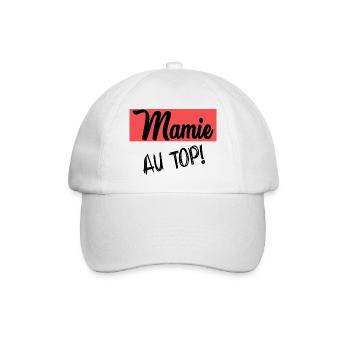 OMA - Baseballkappe - Weiß/Weiß - Vorne