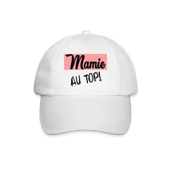 OMA. MAMA. MUTTERTAG - Baseballkappe - Weiß/Weiß - Vorne