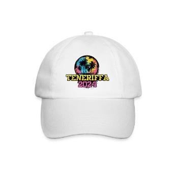 Tenerife 2024 Travel Holidays - Baseball Cap - white/white - Front