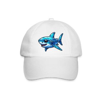 Requin - Casquette classique - blanc/blanc - Devant