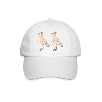 amoureux des oiseaux - Casquette classique - blanc/blanc - Devant