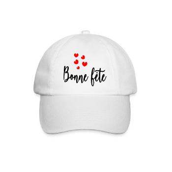 BONNE FÊTE. MAMAN. FÊTE DES MÈRES - Casquette classique - blanc/blanc - Devant