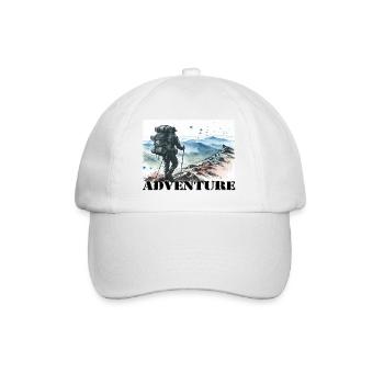 Aventure - Casquette classique - blanc/blanc - Devant
