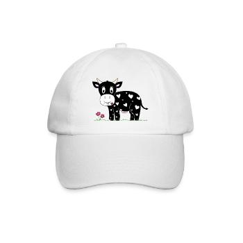 Vache chaude :o) - Casquette classique - blanc/blanc - Devant