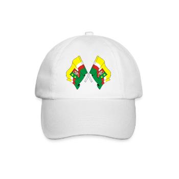 Two flags Lubusz - Baseball Cap - white/white - Front