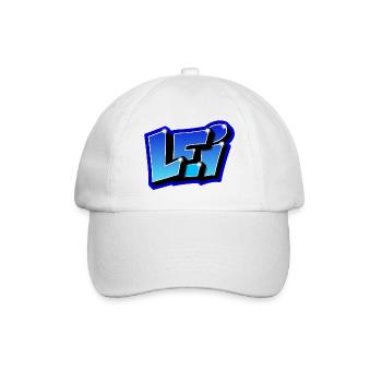 Graffiti prénom LEI imprimable sur Tout par maxl - Casquette classique - blanc/blanc - Devant