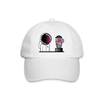 The urge to mix the universe - Baseball Cap - white/white - Front