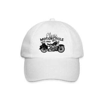 Retro 1952 Motorrad Biker Motorrad Geburtstag 1952 - Baseballkappe - Weiß/Weiß - Vorne