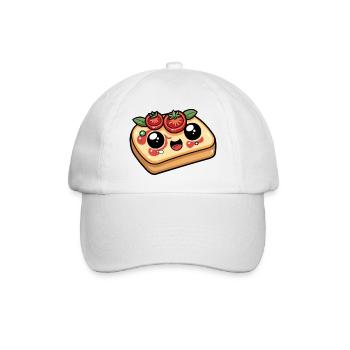 Pain drôle à la tomate BD - Casquette classique - blanc/blanc - Devant