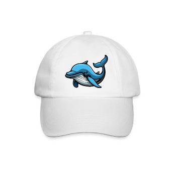 dauphin - Casquette classique - blanc/blanc - Devant