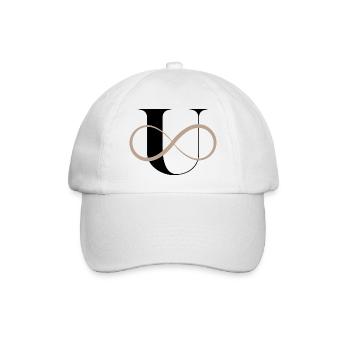 Infinite Letter u - Baseball Cap - white/white - Front