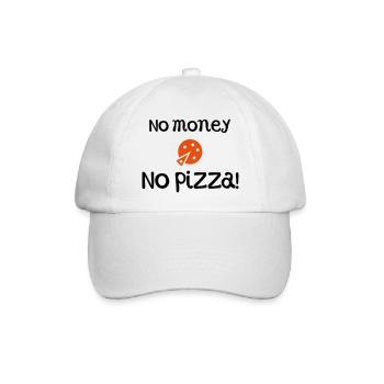 dictons amusants pizza - Casquette classique - blanc/blanc - Devant