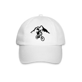 VTT Sports Vélo - Casquette classique - blanc/blanc - Devant