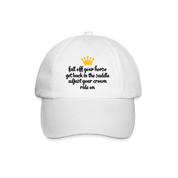 chevaucher - Casquette classique - blanc/blanc - Devant