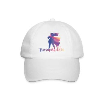 Liposuperheroine - Baseball Cap - white/white - Front