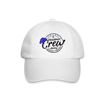 Noël Père Noël 2024 2025 film vacances famille xms - Casquette classique - blanc/blanc - Devant