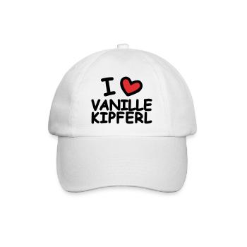 J’adore les croissants à la vanille - Casquette classique - blanc/blanc - Devant