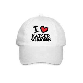 I Love Kaiserschmorrn - Baseball Cap - white/white - Front