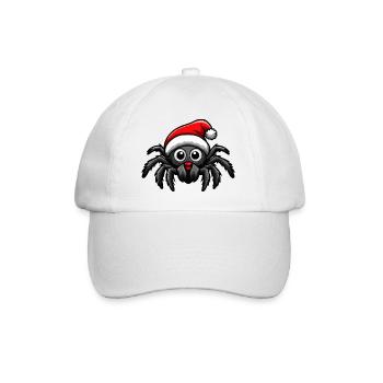 Tarantula Weihnachten - Baseballkappe - Weiß/Weiß - Vorne