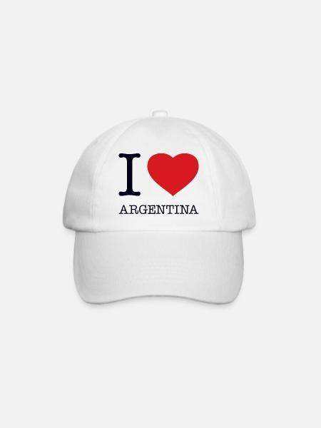 J’ADORE L’ARGENTINE - Casquette classique - blanc/blanc