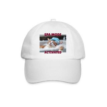 Mode spa chat - Casquette classique - blanc/blanc - Devant