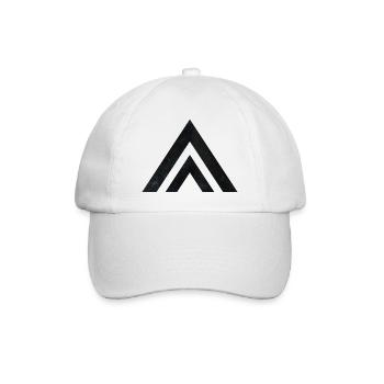 Montagnes géométriques - Casquette classique - blanc/blanc - Devant