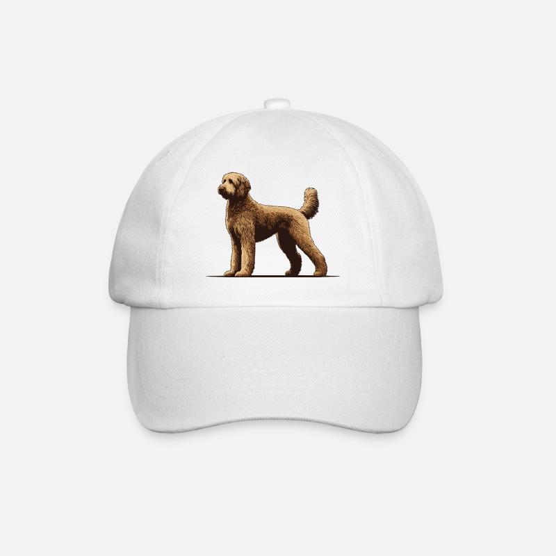 Labradoodle - Baseballkappe - Weiß/Weiß